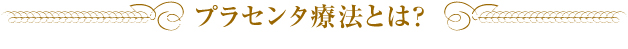 プラセンタ療法とは？